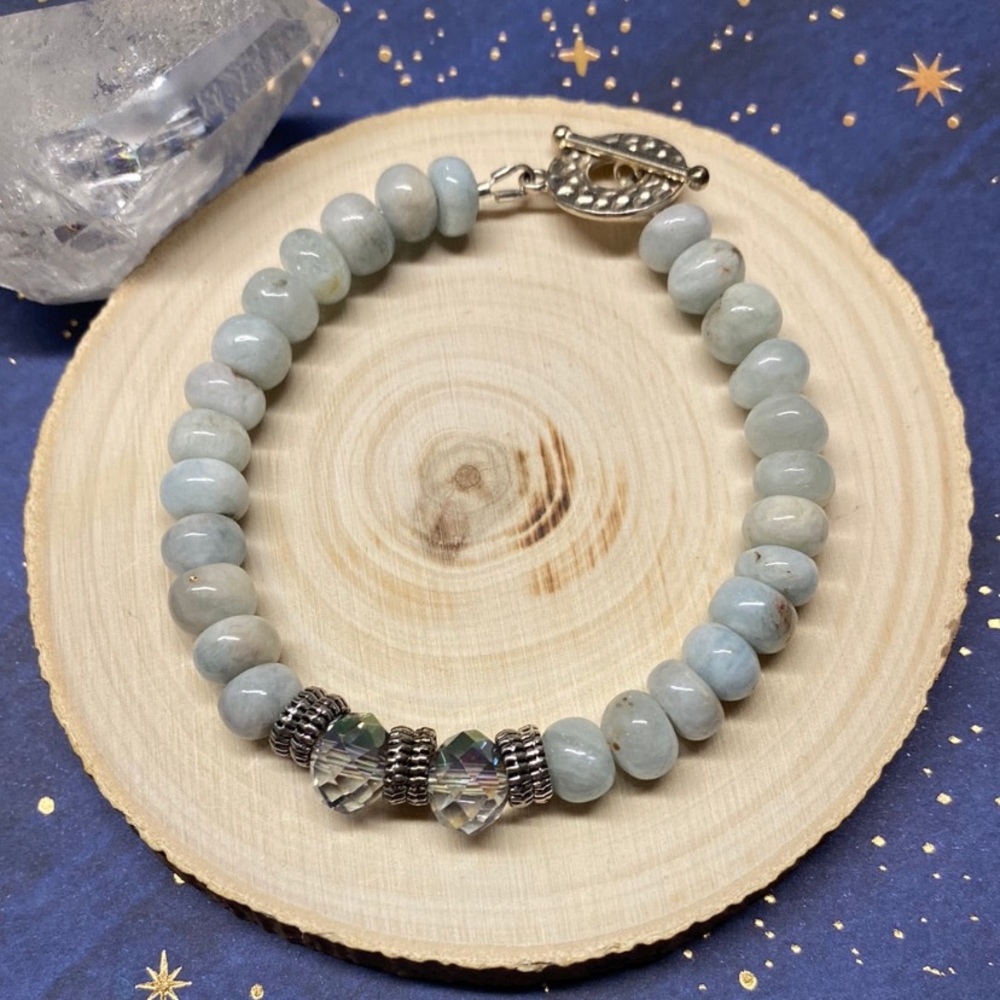 Aquamarine Gemstone Bracelet